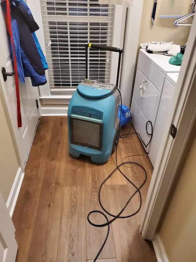Commercial dehumidifier deployed for Flood Damage Cleanup in Knoxville